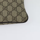 GUCCI GG Supreme Shoulder Bag PVC Beige Gold 201446 Auth ep10294-16