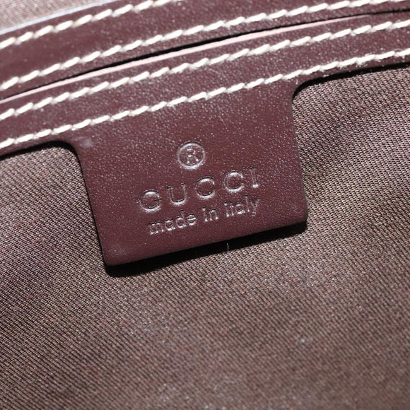 GUCCI GG Supreme Shoulder Bag PVC Beige Gold 201446 Auth ep10294