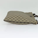 GUCCI GG Supreme Shoulder Bag PVC Beige Gold 201446 Auth ep10294-4