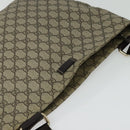 GUCCI GG Supreme Shoulder Bag PVC Beige Gold 201446 Auth ep10294-6