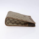 GUCCI GG Supreme Clutch Bag PVC Beige 97 01 038 Auth ep10297-3