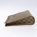 GUCCI GG Supreme Clutch Bag PVC Beige 97 01 038 Auth ep10297-4