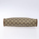 GUCCI GG Supreme Clutch Bag PVC Beige 97 01 038 Auth ep10297-6