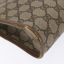 GUCCI GG Supreme Clutch Bag PVC Beige 97 01 038 Auth ep10297-8
