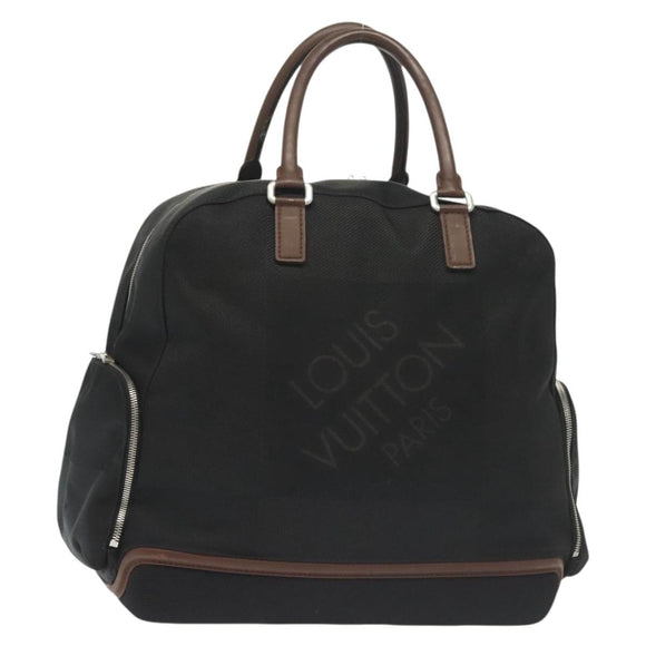 LOUIS VUITTON Damier Geant Avantulier Boston Bag Black M93062 LV Auth ep10299
