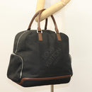 LOUIS VUITTON Damier Geant Avantulier Boston Bag Black M93062 LV Auth ep10299-23