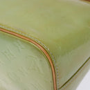 LOUIS VUITTON Monogram Vernis Houston Hand Bag Baby Blue M91005 LV Auth ep10301-16