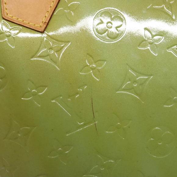 LOUIS VUITTON Monogram Vernis Houston Hand Bag Baby Blue M91005 LV Auth ep10301