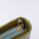 LOUIS VUITTON Monogram Vernis Houston Hand Bag Baby Blue M91005 LV Auth ep10301-19