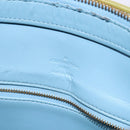 LOUIS VUITTON Monogram Vernis Houston Hand Bag Baby Blue M91005 LV Auth ep10301-20