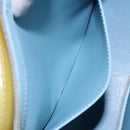 LOUIS VUITTON Monogram Vernis Houston Hand Bag Baby Blue M91005 LV Auth ep10301-24