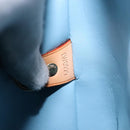 LOUIS VUITTON Monogram Vernis Houston Hand Bag Baby Blue M91005 LV Auth ep10301-12