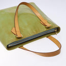 LOUIS VUITTON Monogram Vernis Houston Hand Bag Baby Blue M91005 LV Auth ep10301-6