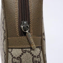 GUCCI GG Plus Supreme Clutch Bag PVC Beige Auth ep10321-12