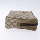 GUCCI GG Plus Supreme Clutch Bag PVC Beige Auth ep10321-4