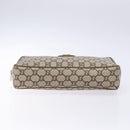 GUCCI GG Plus Supreme Clutch Bag PVC Beige Auth ep10321-7