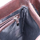 BURBERRY Nova Check Tote Bag Canvas Beige Silver Auth ep10325-16