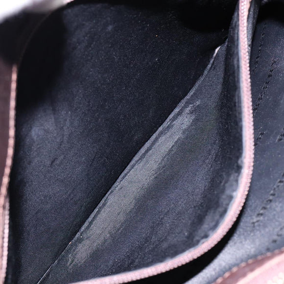 BURBERRY Nova Check Tote Bag Canvas Beige Silver Auth ep10325