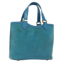 LOUIS VUITTON Epi Plage Mini Lagoon Bay Hand Bag Blue M92472 LV Auth ep10332-1