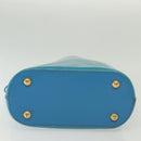 LOUIS VUITTON Epi Plage Mini Lagoon Bay Hand Bag Blue M92472 LV Auth ep10332-6