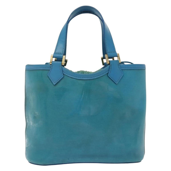 LOUIS VUITTON Epi Plage Mini Lagoon Bay Hand Bag Blue M92472 LV Auth ep10332