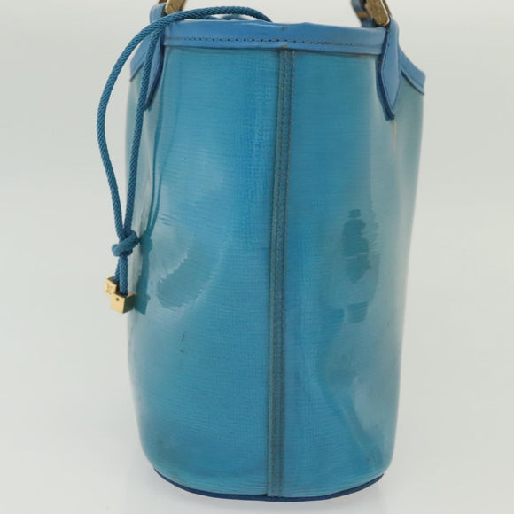 LOUIS VUITTON Epi Plage Mini Lagoon Bay Hand Bag Blue M92472 LV Auth ep10332