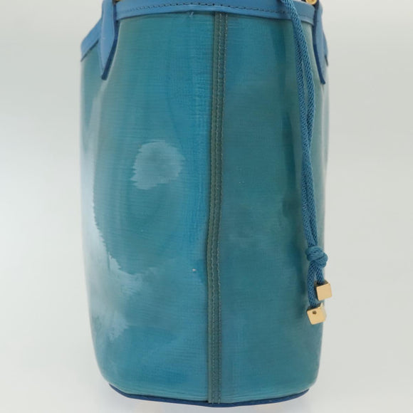 LOUIS VUITTON Epi Plage Mini Lagoon Bay Hand Bag Blue M92472 LV Auth ep10332