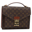 LOUIS VUITTON Monogram Monceau 28 Hand Bag M51185 LV Auth ep10337-1