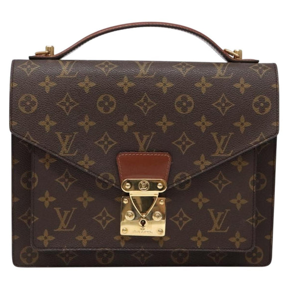LOUIS VUITTON Monogram Monceau 28 Hand Bag M51185 LV Auth ep10337