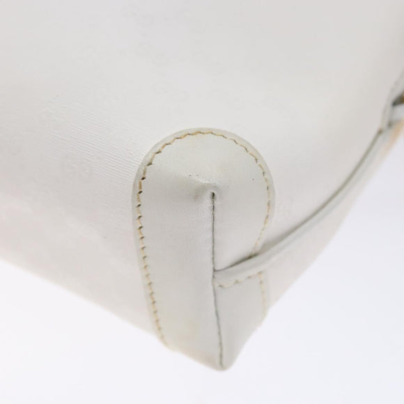 GUCCI Micro GG Supreme Shoulder Bag PVC White Gold 007 115 4916 Auth ep10339