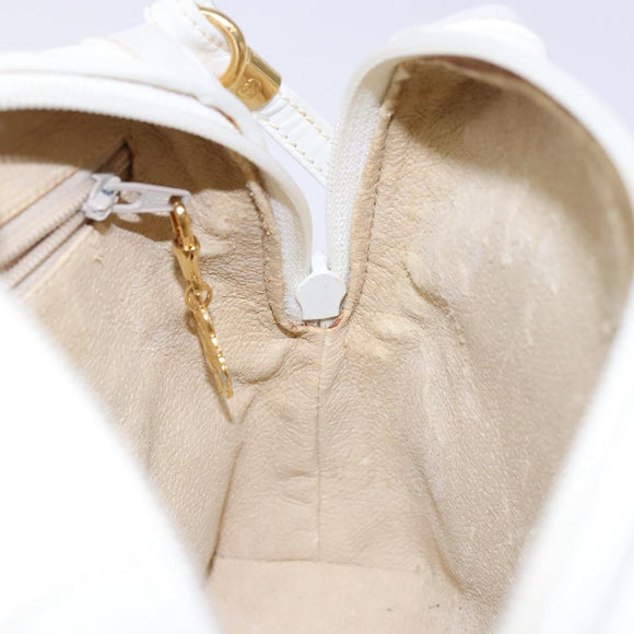 GUCCI Micro GG Supreme Shoulder Bag PVC White Gold 007 115 4916 Auth ep10339