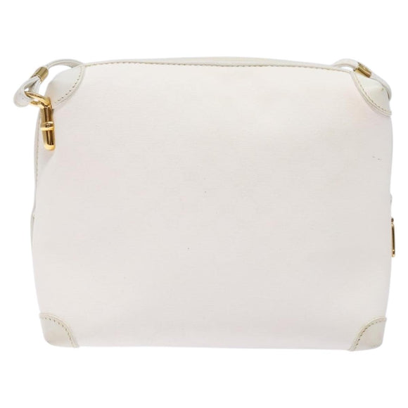 GUCCI Micro GG Supreme Shoulder Bag PVC White Gold 007 115 4916 Auth ep10339