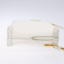 GUCCI Micro GG Supreme Shoulder Bag PVC White Gold 007 115 4916 Auth ep10339-3