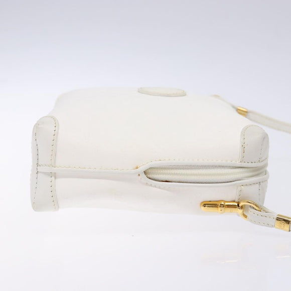 GUCCI Micro GG Supreme Shoulder Bag PVC White Gold 007 115 4916 Auth ep10339