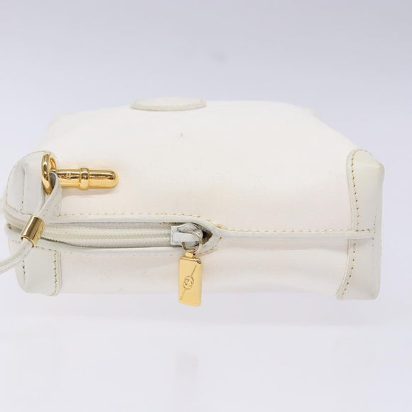 GUCCI Micro GG Supreme Shoulder Bag PVC White Gold 007 115 4916 Auth ep10339