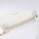 GUCCI Micro GG Supreme Shoulder Bag PVC White Gold 007 115 4916 Auth ep10339-6