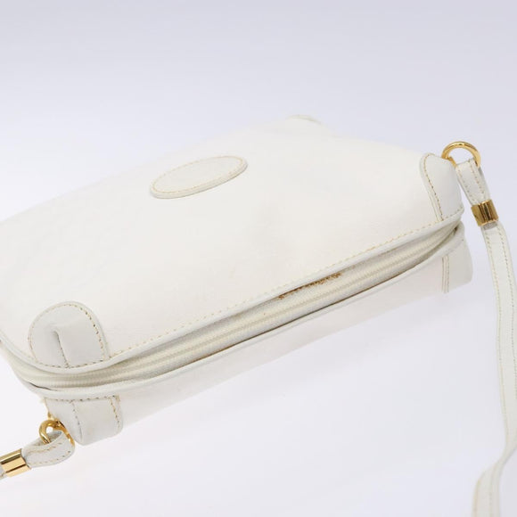 GUCCI Micro GG Supreme Shoulder Bag PVC White Gold 007 115 4916 Auth ep10339