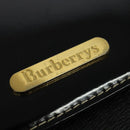 Burberrys Hand Bag Leather 2way Black Gold Auth ep10348-18
