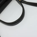 Burberrys Hand Bag Leather 2way Black Gold Auth ep10348-7