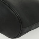 Christian Dior Trotter Canvas Shoulder Bag Black Gold Auth ep10350-16