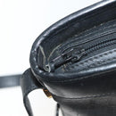 Christian Dior Trotter Canvas Shoulder Bag Black Gold Auth ep10350-10