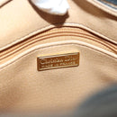 Christian Dior Trotter Canvas Shoulder Bag Black Gold Auth ep10350-20