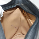 Christian Dior Trotter Canvas Shoulder Bag Black Gold Auth ep10350-12