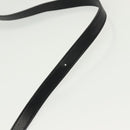 Christian Dior Trotter Canvas Shoulder Bag Black Gold Auth ep10350-8