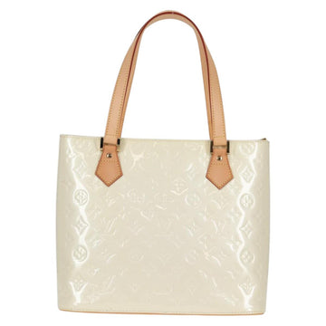 LOUIS VUITTON Monogram Vernis Houston Hand Bag Perle M91342 LV Auth ep10355A - 0