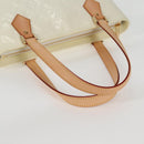 LOUIS VUITTON Monogram Vernis Houston Hand Bag Perle M91342 LV Auth ep10355A-9
