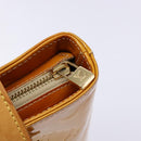 LOUIS VUITTON Monogram Vernis Houston Hand Bag Beige M91004 LV Auth ep10359-18