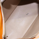 LOUIS VUITTON Monogram Vernis Houston Hand Bag Beige M91004 LV Auth ep10359-11