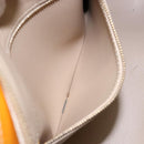 LOUIS VUITTON Monogram Vernis Houston Hand Bag Beige M91004 LV Auth ep10359-21