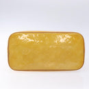 LOUIS VUITTON Monogram Vernis Houston Hand Bag Beige M91004 LV Auth ep10359-5